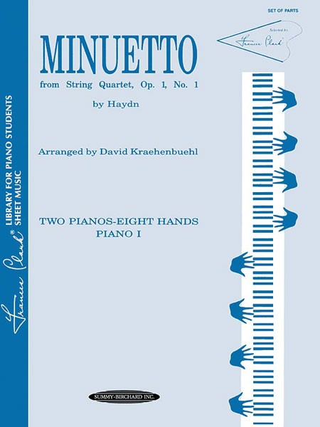 Minuetto from String Quartet, Opus 1, No. 1