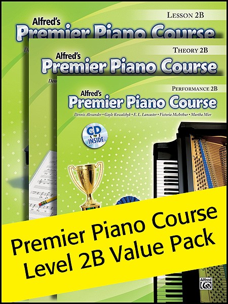 Premier Piano Course, Lesson, Theory & Performance 2B (Value Pack)