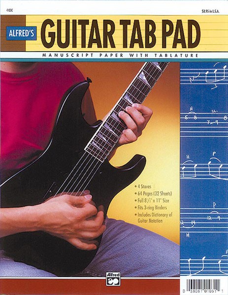 Guitar TAB Pad (8.5" x 11")