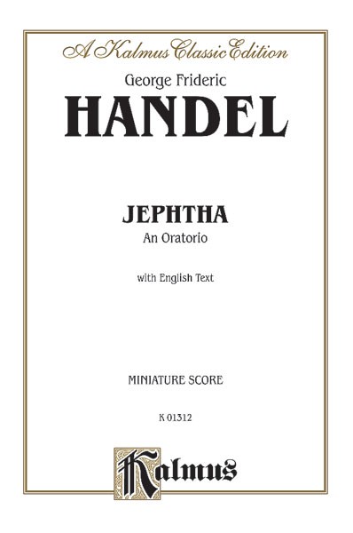 Jephtha (1752), An Oratorio
