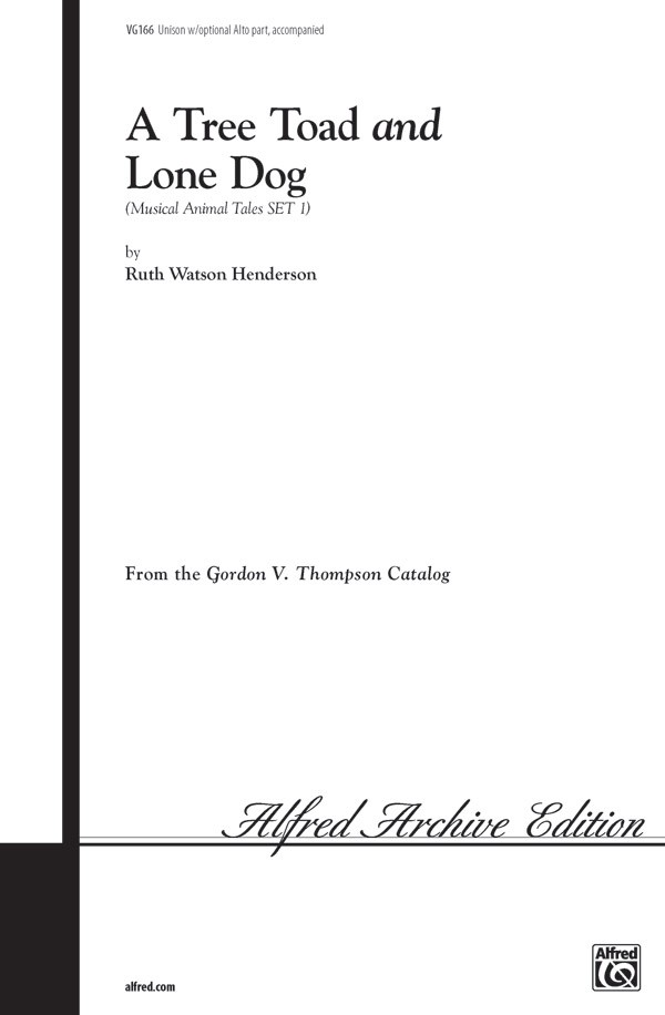 Tree Toad And Lone Dog  Uni