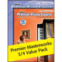 Premier Piano Course, Masterworks 3 & 4 (Value Pack)