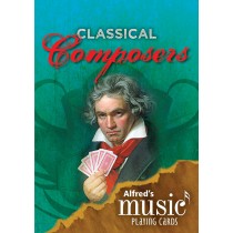 Alfred's Music Playing Cards: Classical Composers (12 Pack)