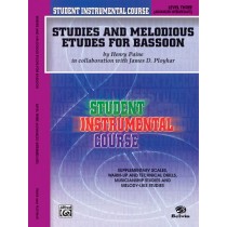 Student Instrumental Course: Studies and Melodious Etudes for Bassoon, Level III