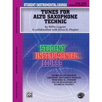 Student Instrumental Course: Tunes for Alto Saxophone Technic, Level III