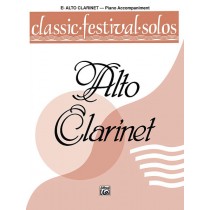 Classic Festival Solos (E-flat Alto Clarinet), Volume 1 Piano Acc.