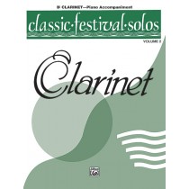 Classic Festival Solos (B-flat Clarinet), Volume 2 Piano Acc.