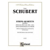 String Quartets, Volume I: Opus 29; Opus 125, Nos. 1 & 2; Opus Posthumous in D Minor