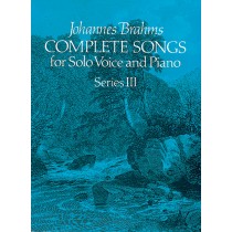 Songs for Solo Voice and Piano, Series 3 (Complete)