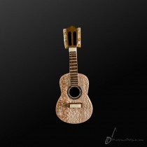 Wooden Classical Guitar Pin
